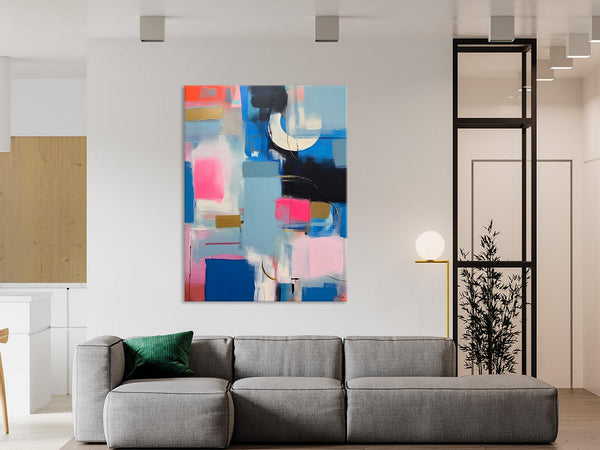 Large Painting Ideas for Living Room, Large Original Canvas Art, Contemporary Acrylic Painting on Canvas, Modern Abstract Wall Art Paintings-artworkcanvas