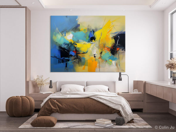 Hand Painted Canvas Art, Contemporary Acrylic Art, Oversized Canvas Paintings, Original Abstract Art, Huge Wall Art Ideas for Living Room-artworkcanvas
