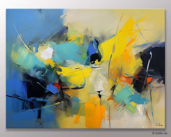 Hand Painted Canvas Art, Contemporary Acrylic Art, Oversized Canvas Paintings, Original Abstract Art, Huge Wall Art Ideas for Living Room-artworkcanvas