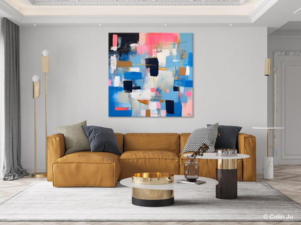 Modern Canvas Paintings, Contemporary Canvas Art, Original Modern Wall Art, Modern Acrylic Artwork, Large Abstract Painting for Dining Room-artworkcanvas