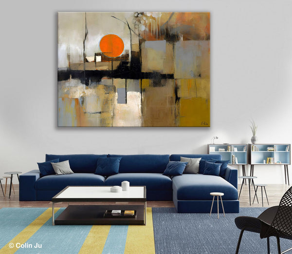 Large Wall Art Ideas for Living Room, Hand Painted Canvas Art, Oversized Canvas Paintings, Original Abstract Art, Contemporary Acrylic Art-artworkcanvas