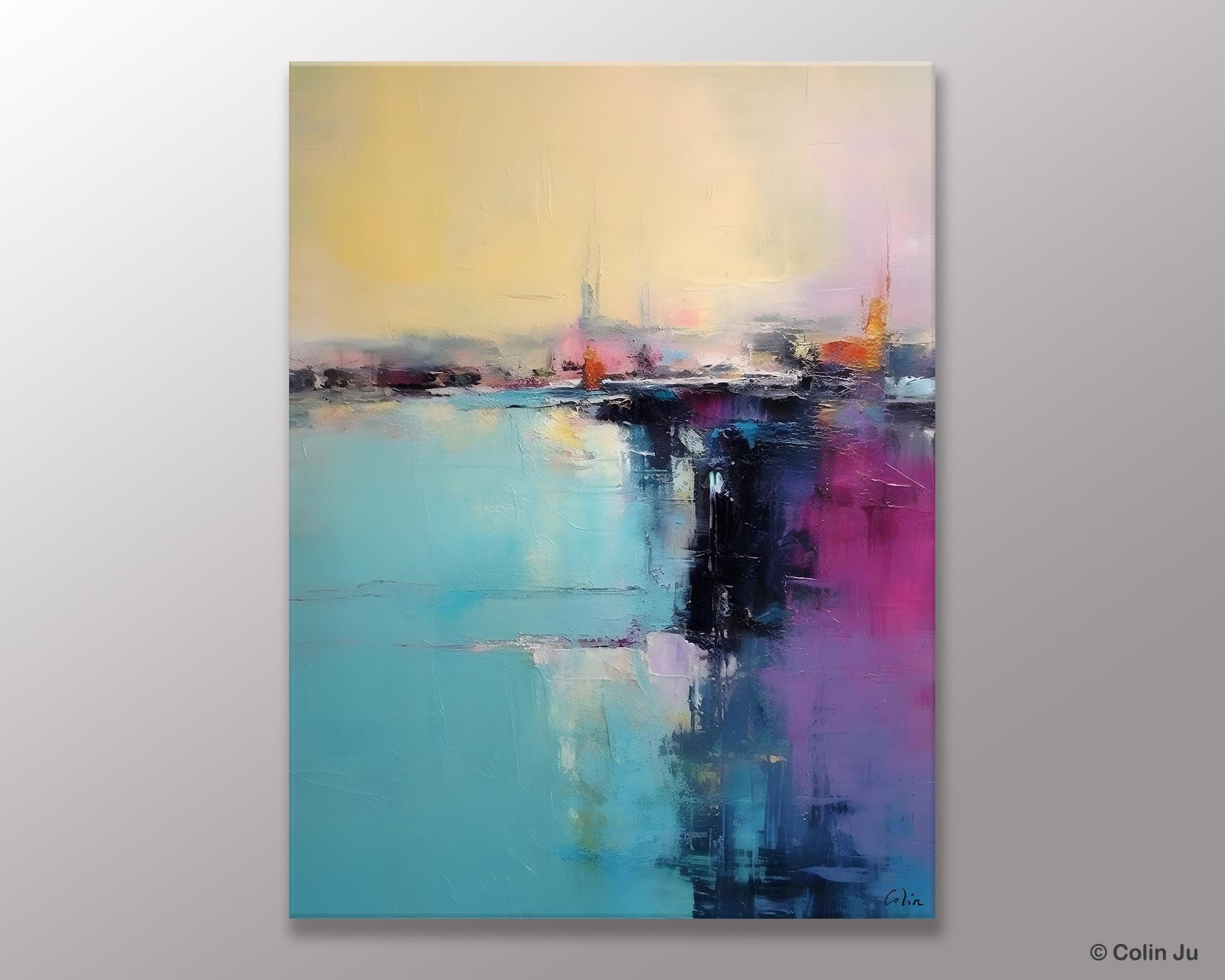 Large Original Artwork, Contemporary Acrylic Painting on Canvas, Large Wall Art Paintings for Living Room, Modern Canvas Art Paintings-artworkcanvas