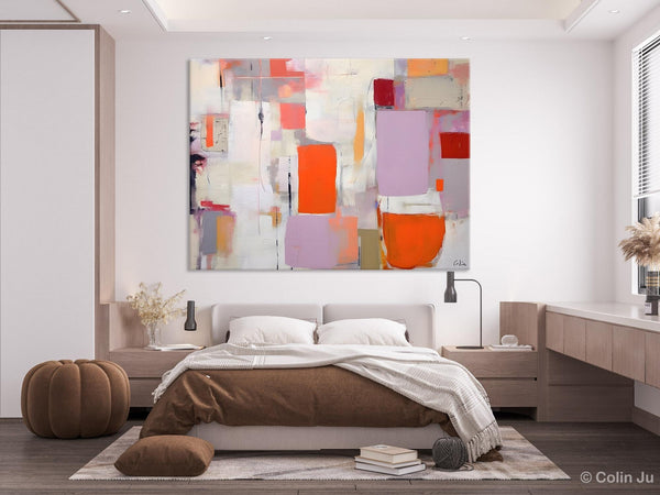 Large Wall Art Ideas for Bedroom, Hand Painted Canvas Art, Oversized Canvas Paintings, Original Abstract Art, Contemporary Acrylic Artwork-artworkcanvas