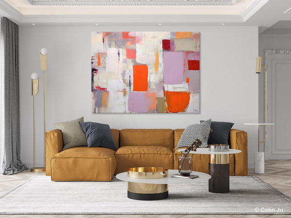 Large Wall Art Ideas for Bedroom, Hand Painted Canvas Art, Oversized Canvas Paintings, Original Abstract Art, Contemporary Acrylic Artwork-artworkcanvas