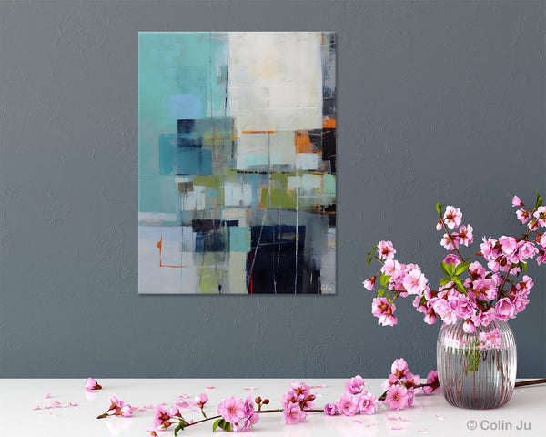 Canvas Paintings for Dining Room, Extra Large Modern Wall Art, Acrylic Painting on Canvas, Contemporary Painting, Original Abstract Painting-artworkcanvas
