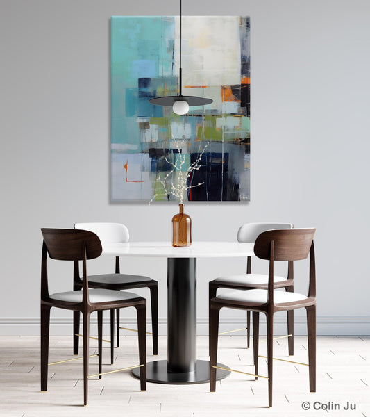 Canvas Paintings for Dining Room, Extra Large Modern Wall Art, Acrylic Painting on Canvas, Contemporary Painting, Original Abstract Painting-artworkcanvas