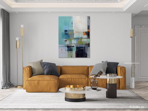 Canvas Paintings for Dining Room, Extra Large Modern Wall Art, Acrylic Painting on Canvas, Contemporary Painting, Original Abstract Painting-artworkcanvas