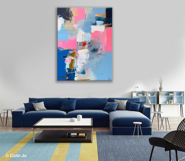 Large Art Painting for Living Room, Original Canvas Art, Contemporary Acrylic Painting on Canvas, Oversized Modern Abstract Wall Paintings-artworkcanvas