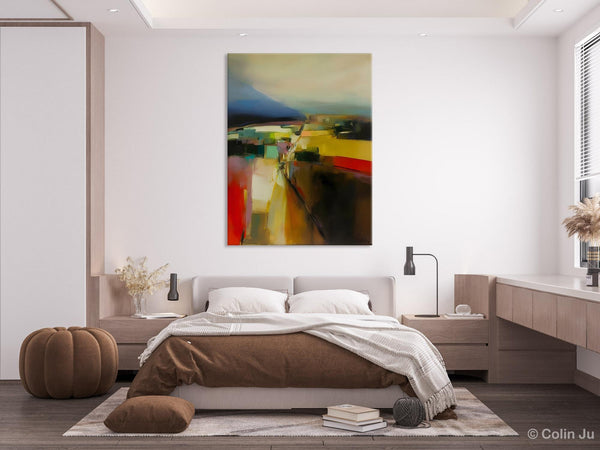 Abstract Landscape Artwork, Landscape Painting on Canvas, Contemporary Wall Art Paintings, Extra Large Original Art, Hand Painted Canvas Art-artworkcanvas