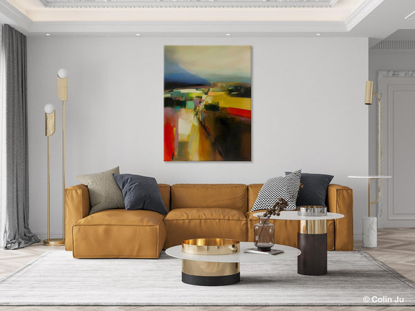 Abstract Landscape Artwork, Landscape Painting on Canvas, Contemporary Wall Art Paintings, Extra Large Original Art, Hand Painted Canvas Art-artworkcanvas