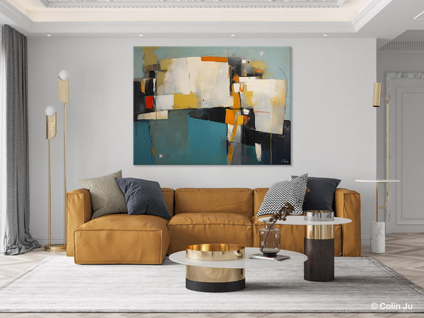 Hand Painted Canvas Art, Large Wall Art Ideas for Living Room, Oversized Canvas Paintings, Original Abstract Art, Contemporary Acrylic Art-artworkcanvas