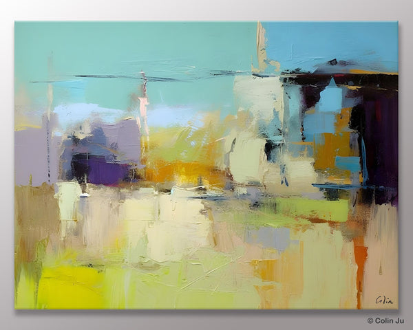 Large Acrylic Paintings on Canvas, Original Abstract Art, Contemporary Acrylic Painting on Canvas, Oversized Modern Abstract Wall Paintings-artworkcanvas