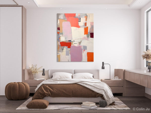Contemporary Acrylic Painting on Canvas, Large Wall Art Painting for Bedroom, Original Canvas Art, Oversized Modern Abstract Wall Paintings-artworkcanvas
