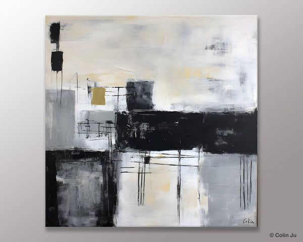 Contemporary Canvas Art for Bedroom, Modern Acrylic Artwork, Original Modern Paintings, Heavy Texture Canvas Art, Large Abstract Paintings-artworkcanvas