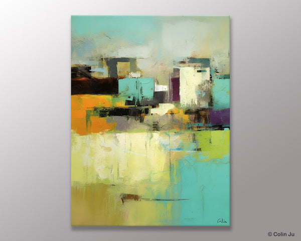 Contemporary Wall Art Paintings, Abstract Wall Paintings, Extra Large Paintings for Dining Room, Hand Painted Canvas Art, Original Artowrk-artworkcanvas