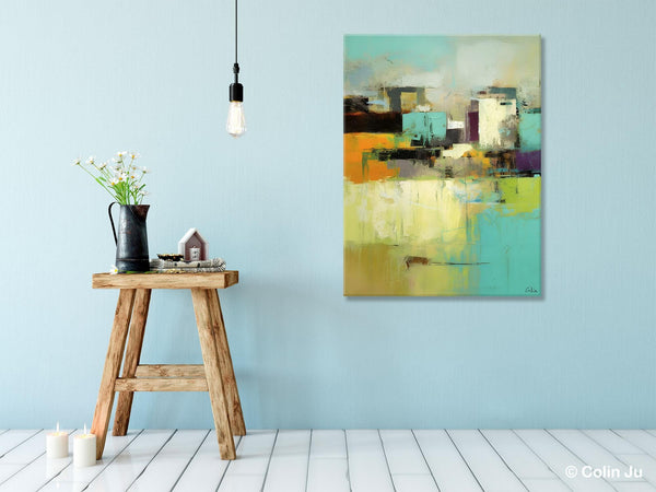 Contemporary Wall Art Paintings, Abstract Wall Paintings, Extra Large Paintings for Dining Room, Hand Painted Canvas Art, Original Artowrk-artworkcanvas