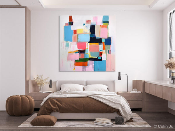 Modern Canvas Paintings, Large Abstract Art for Bedroom, Original Abstract Wall Art, Simple Modern Acrylic Artwork, Contemporary Canvas Art-artworkcanvas