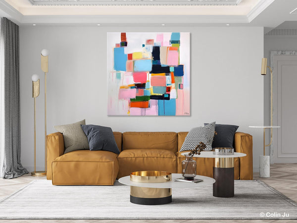 Modern Canvas Paintings, Large Abstract Art for Bedroom, Original Abstract Wall Art, Simple Modern Acrylic Artwork, Contemporary Canvas Art-artworkcanvas