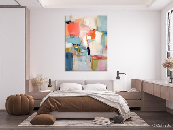Large Wall Art Painting for Bedroom, Original Canvas Art, Contemporary Acrylic Painting on Canvas, Oversized Modern Abstract Wall Paintings-artworkcanvas
