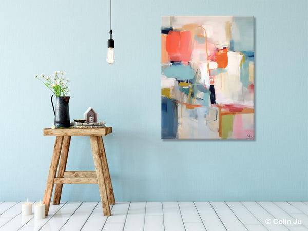 Large Wall Art Painting for Bedroom, Original Canvas Art, Contemporary Acrylic Painting on Canvas, Oversized Modern Abstract Wall Paintings-artworkcanvas