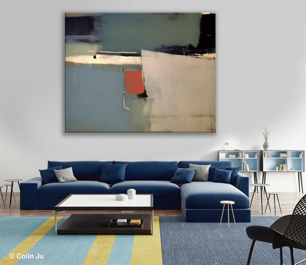 Huge Abstract Painting for Bedroom, Large Original Abstract Wall Art, Oversized Contemporary Acrylic Paintings, Abstract Paintings on Canvas-artworkcanvas