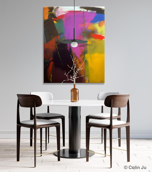Large Original Abstract Wall Art, Contemporary Acrylic Paintings, Extra Large Abstract Painting for Dining Room, Abstract Painting on Canvas-artworkcanvas