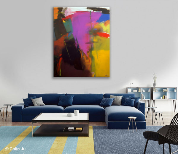Large Original Abstract Wall Art, Contemporary Acrylic Paintings, Extra Large Abstract Painting for Dining Room, Abstract Painting on Canvas-artworkcanvas
