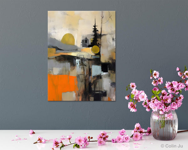 Original Canvas Art, Contemporary Acrylic Painting on Canvas, Large Wall Art Painting for Bedroom, Oversized Modern Abstract Wall Paintings-artworkcanvas