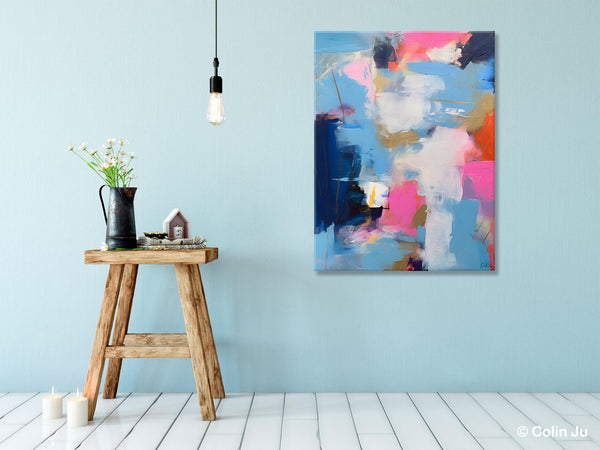 Oversized Modern Abstract Wall Paintings, Original Canvas Art, Contemporary Acrylic Painting on Canvas, Large Wall Art Painting for Bedroom-artworkcanvas