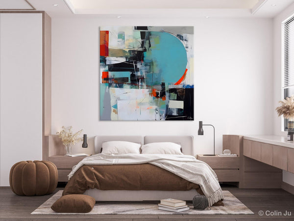 Modern Acrylic Artwork, Original Modern Paintings, Contemporary Canvas Art for Bedroom, Heavy Texture Canvas Art, Large Abstract Paintings-artworkcanvas