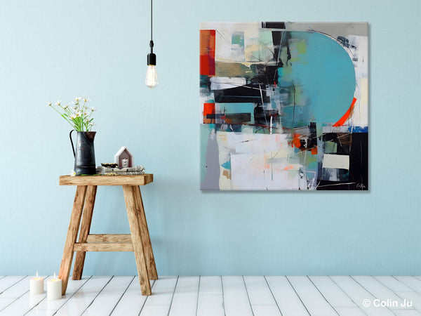 Modern Acrylic Artwork, Original Modern Paintings, Contemporary Canvas Art for Bedroom, Heavy Texture Canvas Art, Large Abstract Paintings-artworkcanvas