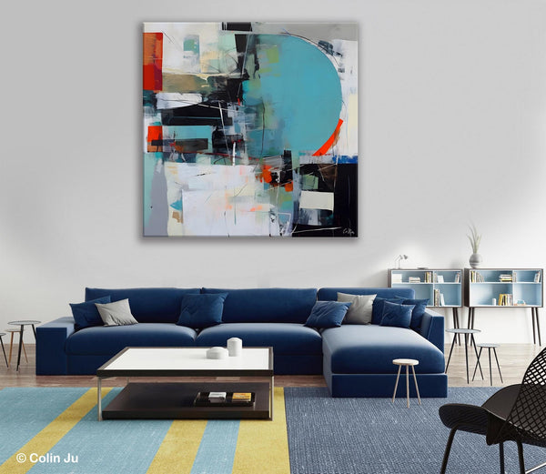 Modern Acrylic Artwork, Original Modern Paintings, Contemporary Canvas Art for Bedroom, Heavy Texture Canvas Art, Large Abstract Paintings-artworkcanvas