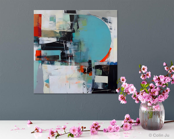 Modern Acrylic Artwork, Original Modern Paintings, Contemporary Canvas Art for Bedroom, Heavy Texture Canvas Art, Large Abstract Paintings-artworkcanvas