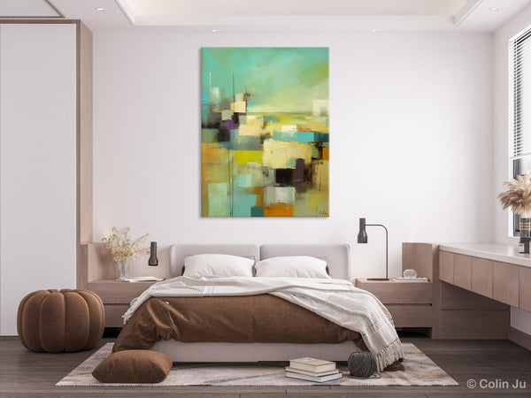 Original Canvas Art, Contemporary Acrylic Painting on Canvas, Large Wall Art Painting for Bedroom, Oversized Modern Abstract Wall Paintings-artworkcanvas