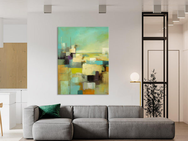 Original Canvas Art, Contemporary Acrylic Painting on Canvas, Large Wall Art Painting for Bedroom, Oversized Modern Abstract Wall Paintings-artworkcanvas
