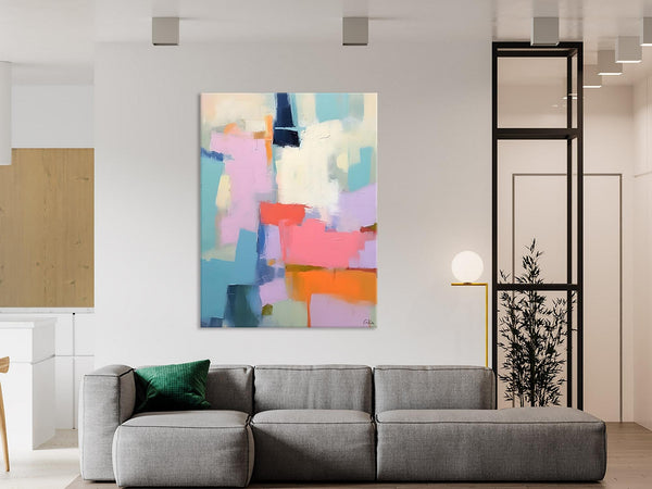 Contemporary Paintings on Canvas, Large Wall Art Painting for Dining Room, Original Abstract Wall Art, Oversized Abstract Wall Art Paintings-artworkcanvas