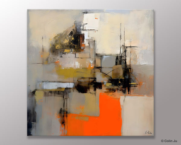 Large Abstract Art for Bedroom, Original Abstract Wall Art, Simple Modern Acrylic Artwork, Modern Canvas Paintings, Contemporary Canvas Art-artworkcanvas