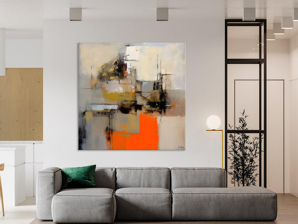 Large Abstract Art for Bedroom, Original Abstract Wall Art, Simple Modern Acrylic Artwork, Modern Canvas Paintings, Contemporary Canvas Art-artworkcanvas