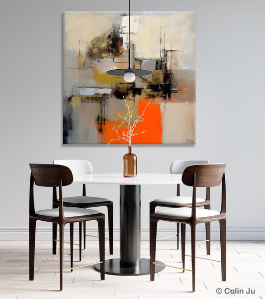 Large Abstract Art for Bedroom, Original Abstract Wall Art, Simple Modern Acrylic Artwork, Modern Canvas Paintings, Contemporary Canvas Art-artworkcanvas