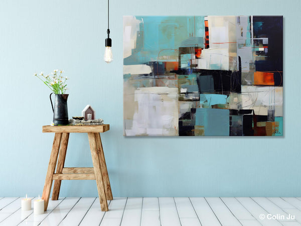 Extra Large Paintings for Dining Room, Abstract Wall Paintings, Hand Painted Canvas Art, Original Artowrk, Contemporary Wall Art Paintings-artworkcanvas