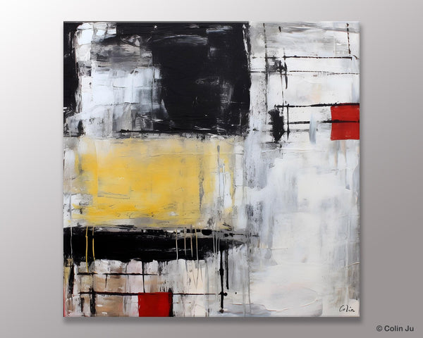 Original Modern Acrylic Artwork, Extra Large Abstract Paintings for Dining Room, Modern Canvas Art Paintings, Abstract Wall Art for Bedroom-artworkcanvas
