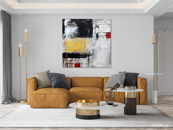 Original Modern Acrylic Artwork, Extra Large Abstract Paintings for Dining Room, Modern Canvas Art Paintings, Abstract Wall Art for Bedroom-artworkcanvas
