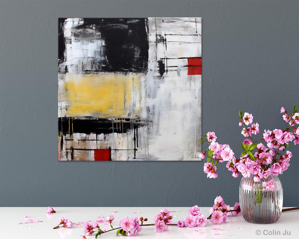 Original Modern Acrylic Artwork, Extra Large Abstract Paintings for Dining Room, Modern Canvas Art Paintings, Abstract Wall Art for Bedroom-artworkcanvas