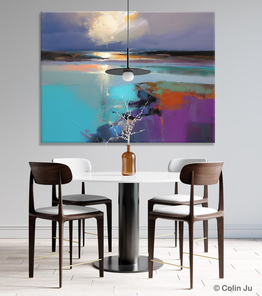 Original Landscape Paintings, Landscape Canvas Paintings for Living Room, Extra Large Modern Wall Art Paintings, Acrylic Painting on Canvas-artworkcanvas