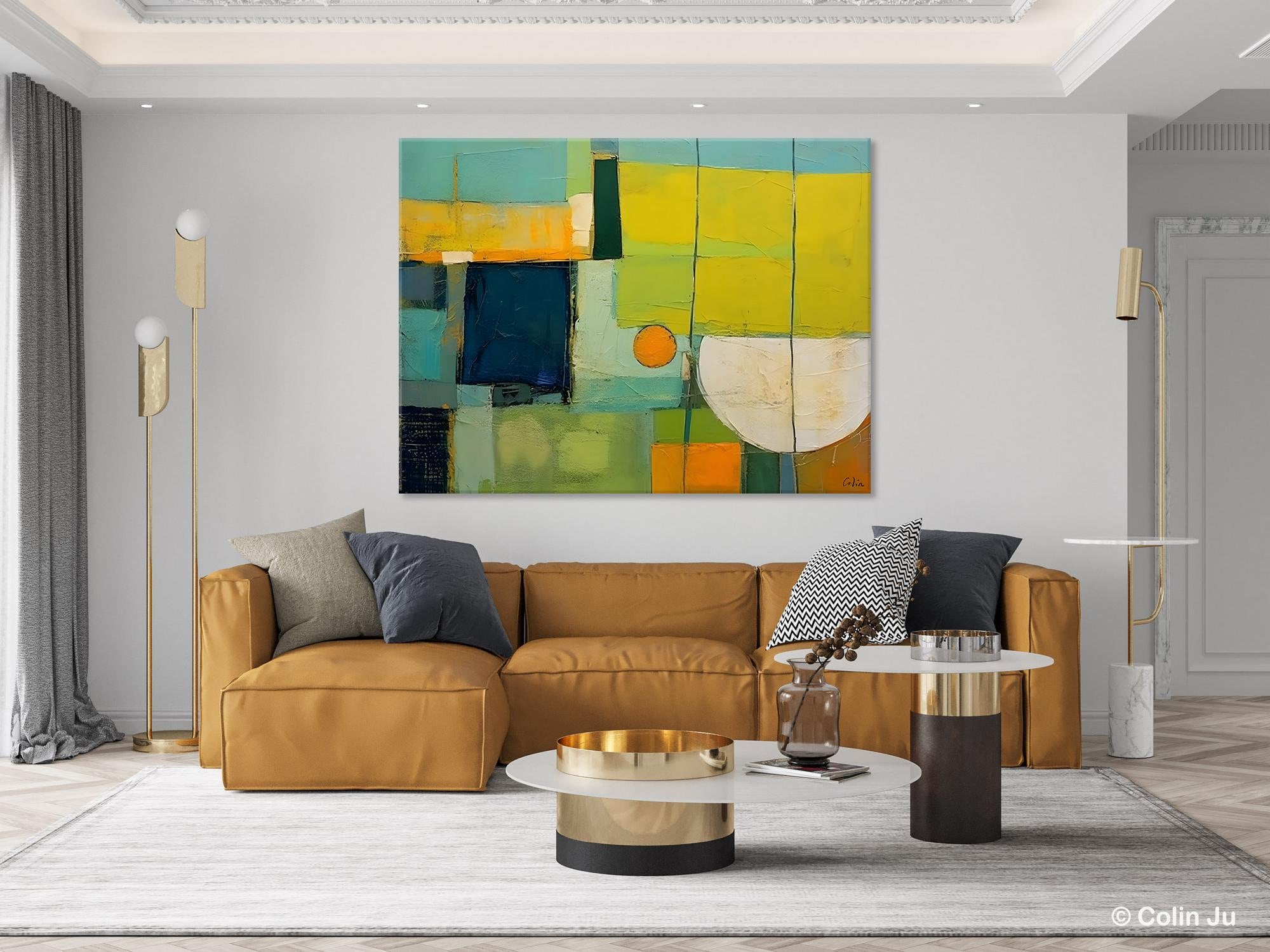 Contemporary Acrylic Paintings, Hand Painted Original Canvas Wall Art, Large Canvas Art Painting for Bedroom, Huge Modern Abstract Paintings-artworkcanvas