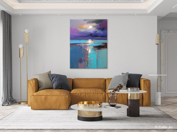 Extra Large Original Art, Landscape Painting on Canvas, Hand Painted Canvas Art, Abstract Landscape Artwork, Contemporary Wall Art Paintings-artworkcanvas