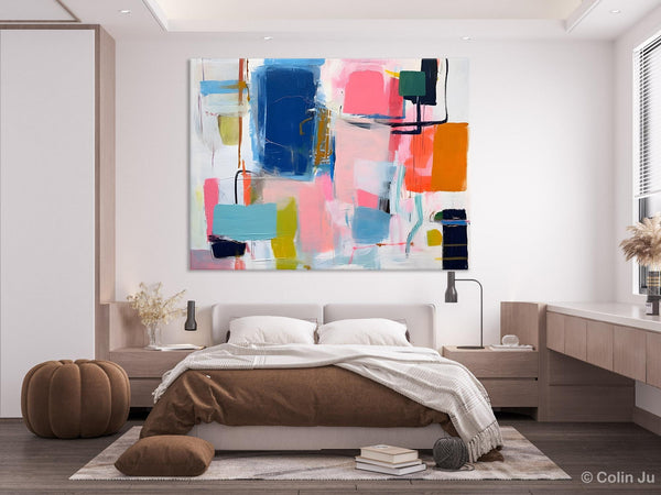 Large Wall Art Painting for Bedroom, Original Canvas Art, Oversized Modern Abstract Wall Paintings, Contemporary Acrylic Painting on Canvas-artworkcanvas
