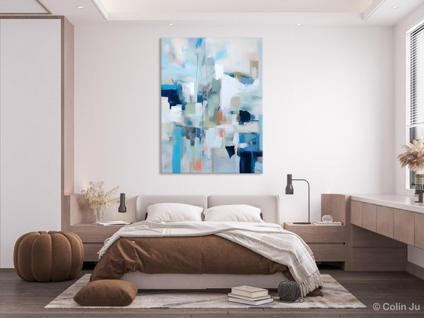 Large Modern Canvas Wall Paintings, Original Abstract Art, Hand Painted Acrylic Painting on Canvas, Large Wall Art Painting for Dining Room-artworkcanvas
