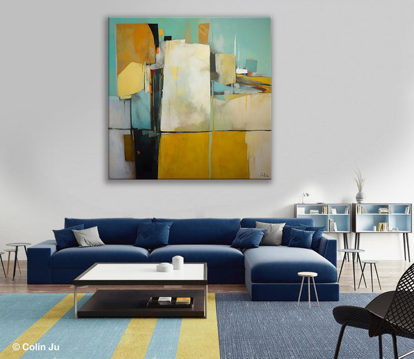 Modern Canvas Paintings, Contemporary Canvas Art, Original Modern Wall Art, Modern Acrylic Artwork, Large Abstract Painting for Bedroom-artworkcanvas