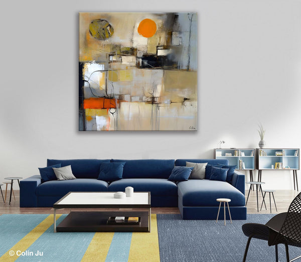 Large Abstract Art for Bedroom, Simple Modern Acrylic Art, Modern Original Abstract Art, Canvas Paintings for Sale, Contemporary Canvas Art-artworkcanvas